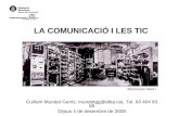 Comunicació, museus i TIC