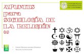 Sociología de la religión apuntes para la clase