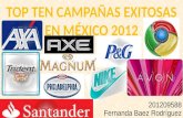 Top ten campañas exitosas mexico 2012