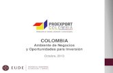 Contexto socio-económico en colombia. Pascual Martínez