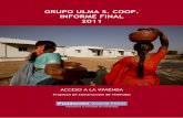 Informe Final 2011 - Proyecto de Construcción de viviendas