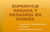 Superficie Regada en España