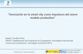 Mesa Redonda: "Innovación en la Smart City como impulsora del nuevo modelo productivo" - CDTI