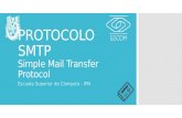 Protocolo  SMTP (Simple Mail Transfer Protocol)