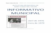 Informativo Municipal de Sant Cugat del Vallès, 1976-79