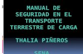 Manual de seguridad en el transporte terrestre de