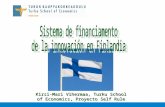 Financiamiento de la Innovación en Finlandia