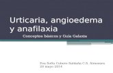 (2014-05-20) Urticaria, angioedema y anafilaxia (ppt)