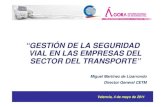 Gestión de la seguridad vial de las empresas del sector transporte