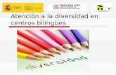 Atención a la diversidad en centros bilingües