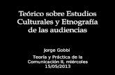 Teorico estudios culturales Primer Cuatrimestre 2013