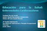 Powerpoint TFG Educación para la Salud: Enfermedades Cardiovaculares