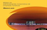Ibecon - Máster en Administración Corporativa de Empresas Turísticas