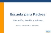 Escuela para padres - educación en valores