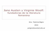 Austen y Woolf: fundadoras de la literatura femenina