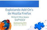 Explotando Add-Ons de Mozilla Firefox