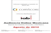 Reporte de audiencias- Agosto 2012 por comScore
