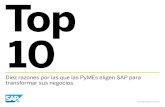 TOP 10 SAP
