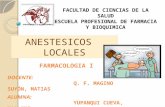 Clase nº 12  anestesicos locales