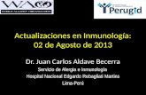 Actualización en Inmunología - 02 de agosto de 2013