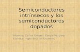 Semiconductores intrínsecos y los semiconductores dopados
