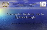 Conceptos basicos de epidemiología