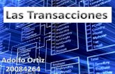 Transacciones de base de datos en ORACLE