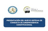 Nuevo sistema de consulta de jurisprudencia constitucional