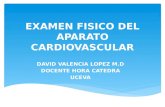 Clase 3   examen fisico del aparato cardiovascular