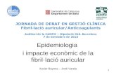 Jornada debat en Gestió Clínica CAMFIC Epidemiologia i impacte econòmic de la fibril·laciño auricular