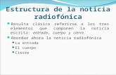 Estructura De La Noticia Radial