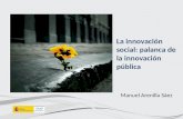 Manuel Arenilla: Innovación Social: Palanca de la Innovacion Publica (INAP_Madrid)