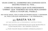 Fotos Confidenciales: Chávez destruye al País
