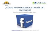 ¿Cómo promocionar a través de Facebook?