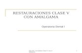 Tema 11  Restauraciones De Clase V Con Amalgama