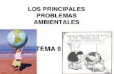 Tema 9 los principales problemas ambientales