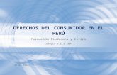 Derechos del Consumidor en el Perú