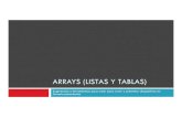 ARRAYS (LISTAS Y TABLAS) EN C++