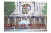 Ayuntamiento de Albacete - Satisfacción Ciudadana con los Servicios Municipales