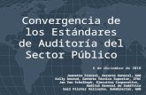 Convergencia de los estándares de auditoría del sector público
