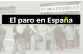 El paro laboral en España