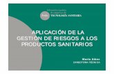 Aplicación de la gestión de riesgos a los productos sanitarios / Sra. María Aláez, directora Tècnica de Fenin
