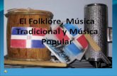El folklore, musica tradicional y perico ripiao dominicano