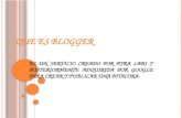 Que es blogger aury