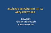 Analisis semantico de la arquitectura