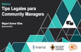 Tips legales para un community Manager