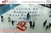 Ppt overview gestion proyectos   pmi