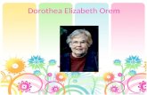 Dorothea Elizabeth Orem