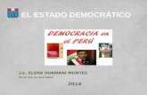 Democracia y el estado peruano  2014 [reparado]