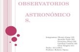 Observatorios astronómicos.